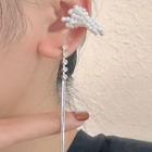 Rhinestone Fringed Alloy Earring 1 Pair - 2645a - Gold - One Size
