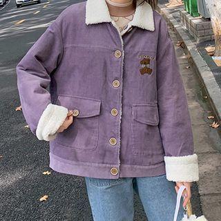 Lapel Corduroy Jacket