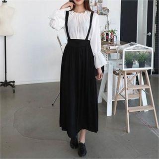 Suspenders Maxi Skirt