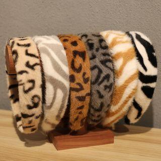 Furry Patterned Hair Band