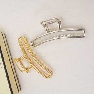 Metallic Rectangle Hair Claw