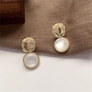 Resin Bead Dangle Earring 1 Pair - Ear Studs - One Size
