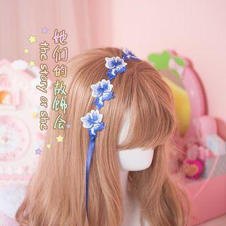 Flower-detail Hair Band As Shown In Figure - One Size