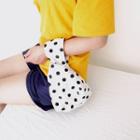 Dotted Wristlet Black Dots - White - One Size