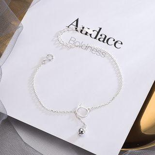 925 Sterling Silver Cat Bracelet Brs099 - One Size