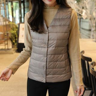 V-neck Light Padded Vest