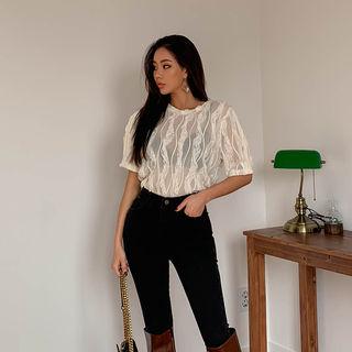 Laced Sheer Top