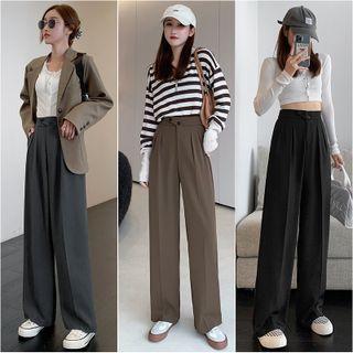 Wide Leg Dress Pants (various Designs)