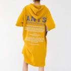 Printed Hooded Short-sleeve T-shirt Dress