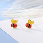 925 Sterling Silver Bee Earring 1 Pair - R425 - One Size