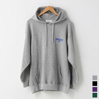 Letter-printed Loose-fit Hoodie