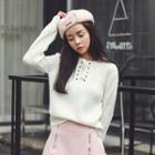 Cross Neck Sweater
