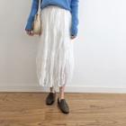 Crinkled Plain Skirt