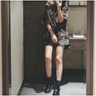 Ripped Camouflage Short-sleeve T-shirt