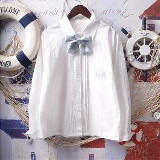 Bow Pintuck Shirt