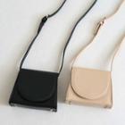 Faux Leather Magnetic Lock Shoulder Bag