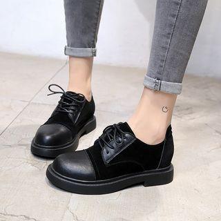 Lace-up Panel Casual Shoes