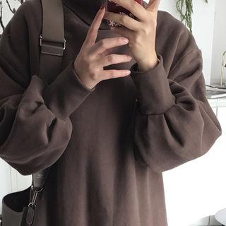 Turtle-neck Pullover Dress