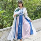 Long-sleeve Jacket + Midi Skirt With Belt/camisole