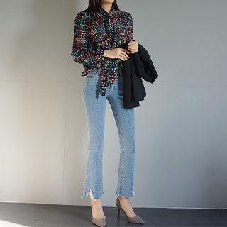 Multicolor Chiffon Top