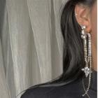 Rhinestone Drop Earrings Earrings - As Figure - One Size