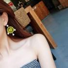 Faux Pearl Dream Catcher Earring