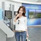 Dual-pocket Jersey Cardigan