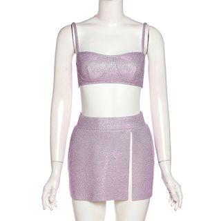 Set: Bralette + Mini Skirt