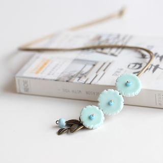 Floral Ceramic Necklace