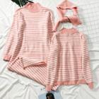 Drop-shoulder Striped Sweater / Dress