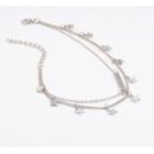 Star-accnet Double-chain Anklet