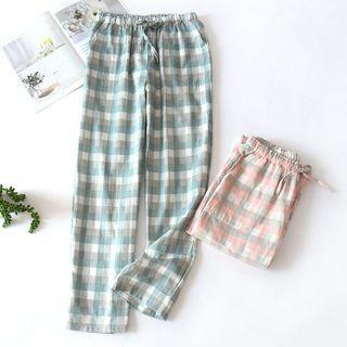 Couple Matching Plaid Lounge Pants