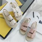 Double Buckled Slingback Sandals