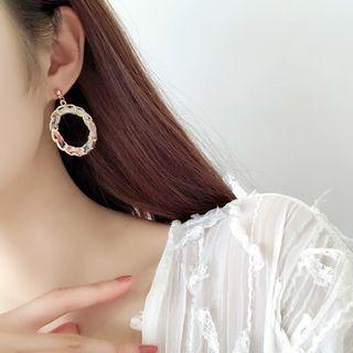 Chain Circle Drop Earring
