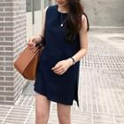 Sleeveless Romper Dark Blue - One Size