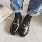 Platform Chained Loafers