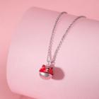 Lunar New Year Lucky Tiger Necklace Red & Silver - One Size