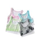 Mock Two-piece Tie-dyed Cropped Tank Top