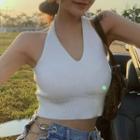 Halted Neck Top