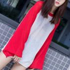 Raglan Long Sleeve Knit T-shirt