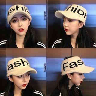 Lettering Knit Visor