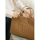 Embossed Tote Bag With Shoulder Strap