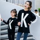 Family Matching Long-sleeve Printed T-shirt