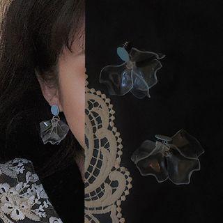 Geometry Drop Earring 0154a# - 1 Pair- Classic Earrings - Transparent - One Size