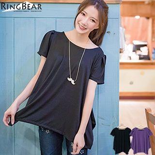 Crew Neck Princess Sleeve Top