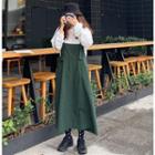 Long Sleeve Plain T-shirt / Midi Jumper Dress