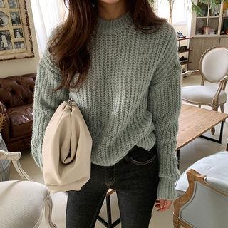 Alpaca Blend Chunky Sweater