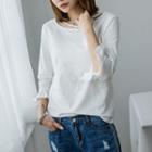 Cat Charm Bell-sleeve T-shirt