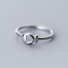 925 Sterling Silver Fish Open Ring S925 Silver Ring - One Size