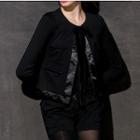 Set: Ribbon Detail Jacket + Shorts